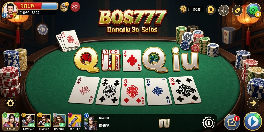 Tampilan gameplay menarik dari game QiuQiu BOS777.