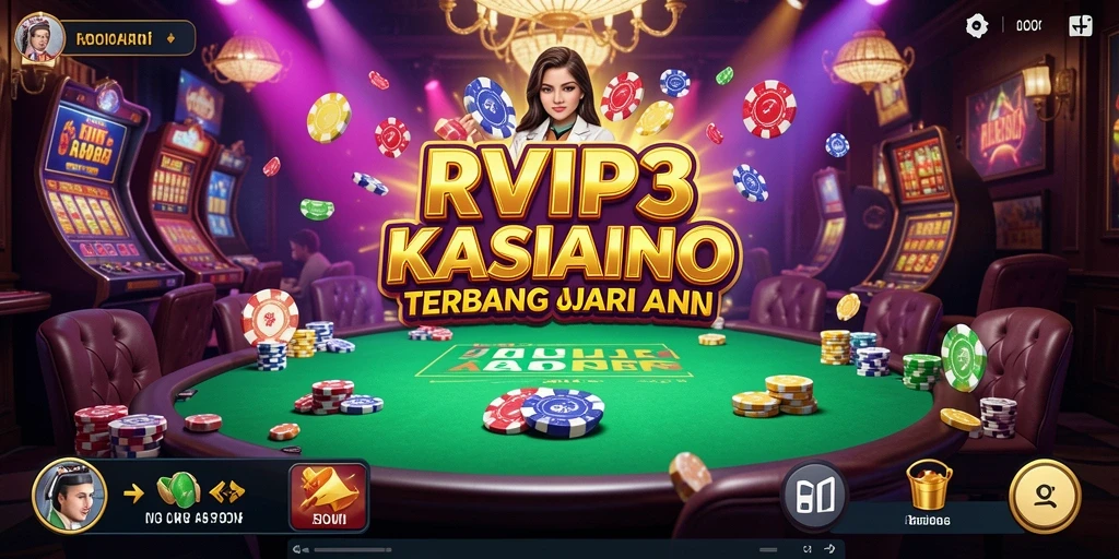 Tangkapan layar utama RVIP3 yang menampilkan aksi permainan Kasino yang mengasyikkan.