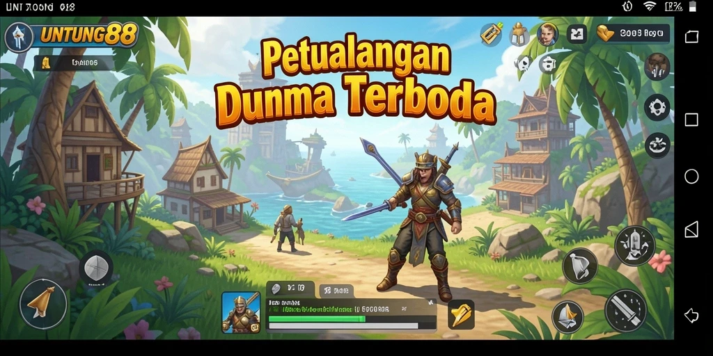 Tampilan gameplay Open World yang memukau di UNTUNG88.